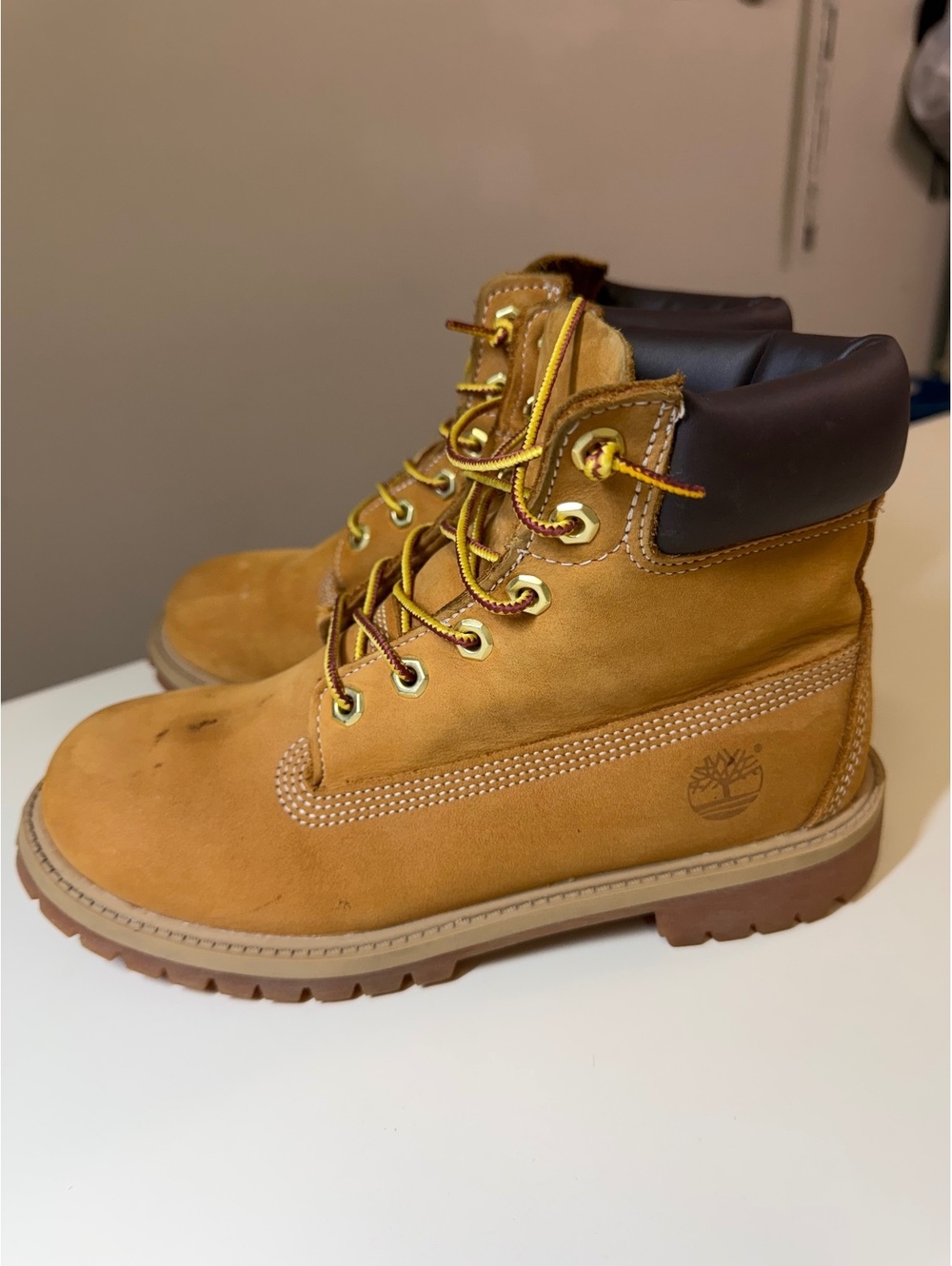 Timberland Classic 6-Inch Premium Waterproof Boots - Wheat Nubuck Leather